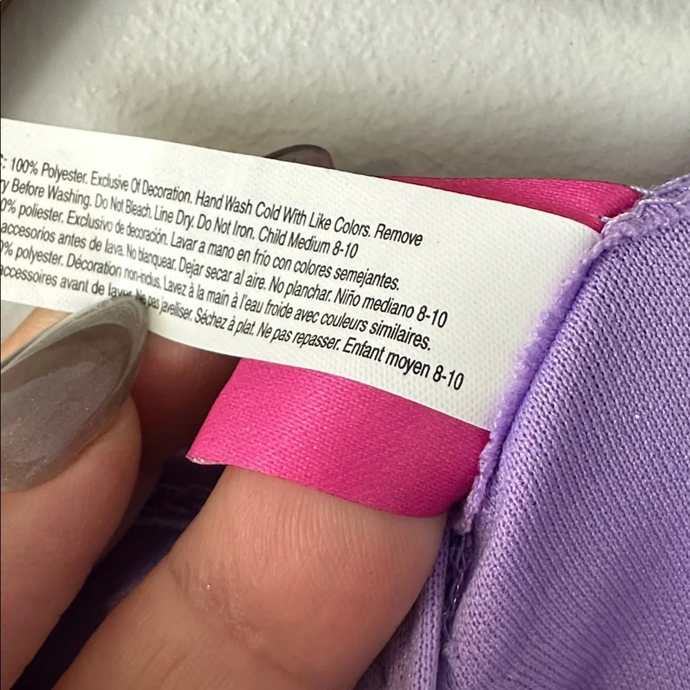 Disney Rapunzel Purple and Pink Sparkle Princess Dress Costume - Picture 10 of 12